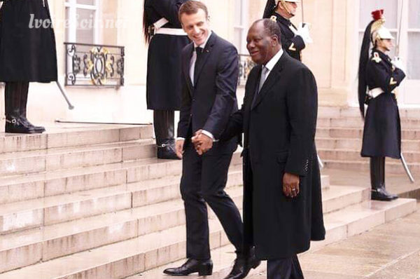 Côte d’Ivoire-France : les sujets cruciaux au cœur de la rencontre Ouattara-Macron