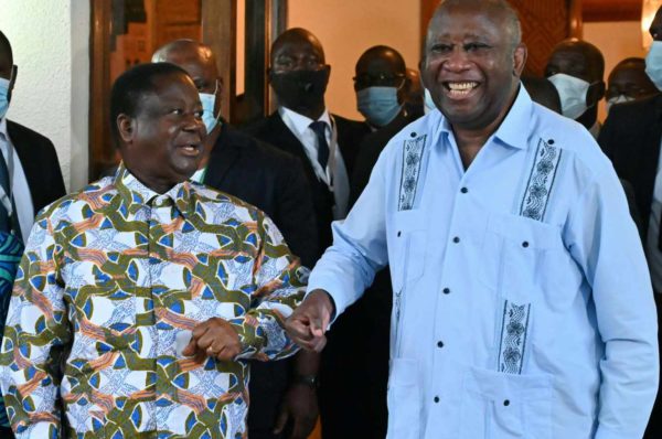 Côte d’Ivoire : Laurent Gbagbo rend visite à son ancien rival Henri Konan Bédié