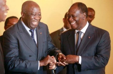 Laurent Gbagbo et Alassane Ouattara