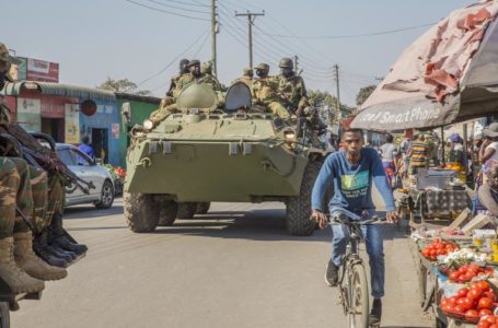 L’armée zambienne, à Lusaka, la capitale du pays, le 3 août 2021. SALIM DAWOOD / AFP