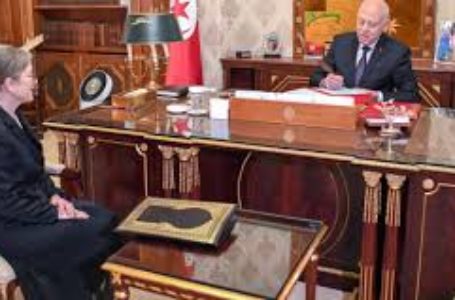 Le président Kaïs Saïed recevant la cheffe du gouvernement Najla Bouden. © Présidence Tunisie