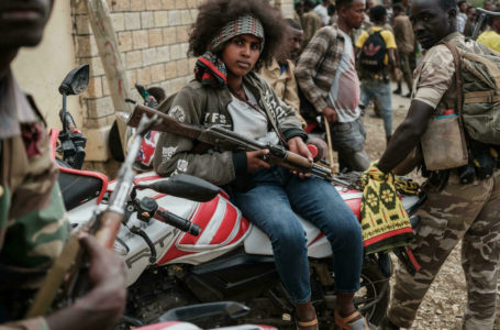 Soldat du TPLF à Mekele, capitale du Tigré en Éthiopie, en juillet 2021. Yasuyoshi Chiba AFP/Archivos
