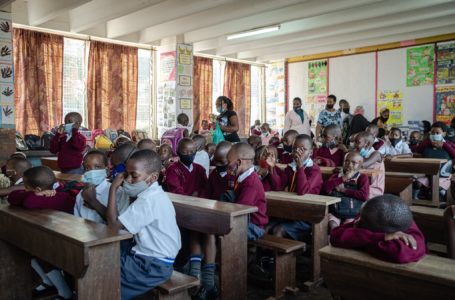 Children back in class at Kitante Primary School in Kampala, Uganda, on Monday.Credit…Esther Ruth Mbabazi for The New York Times