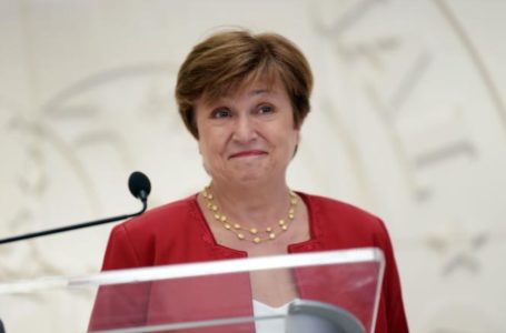Kristalina Georgieva au FMI, mercredi 25 septembre. ERIC BARADAT / AFP